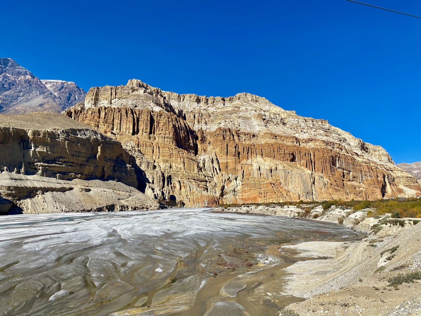 Eroded cliffs and canyons of Upper Mustang